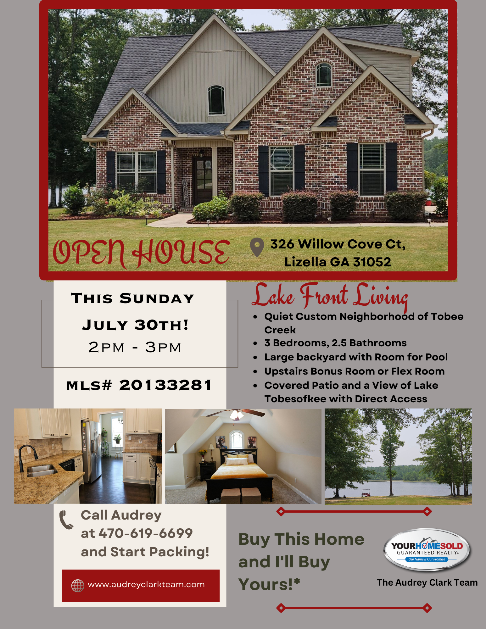 Open House on Sunday, July 30th!